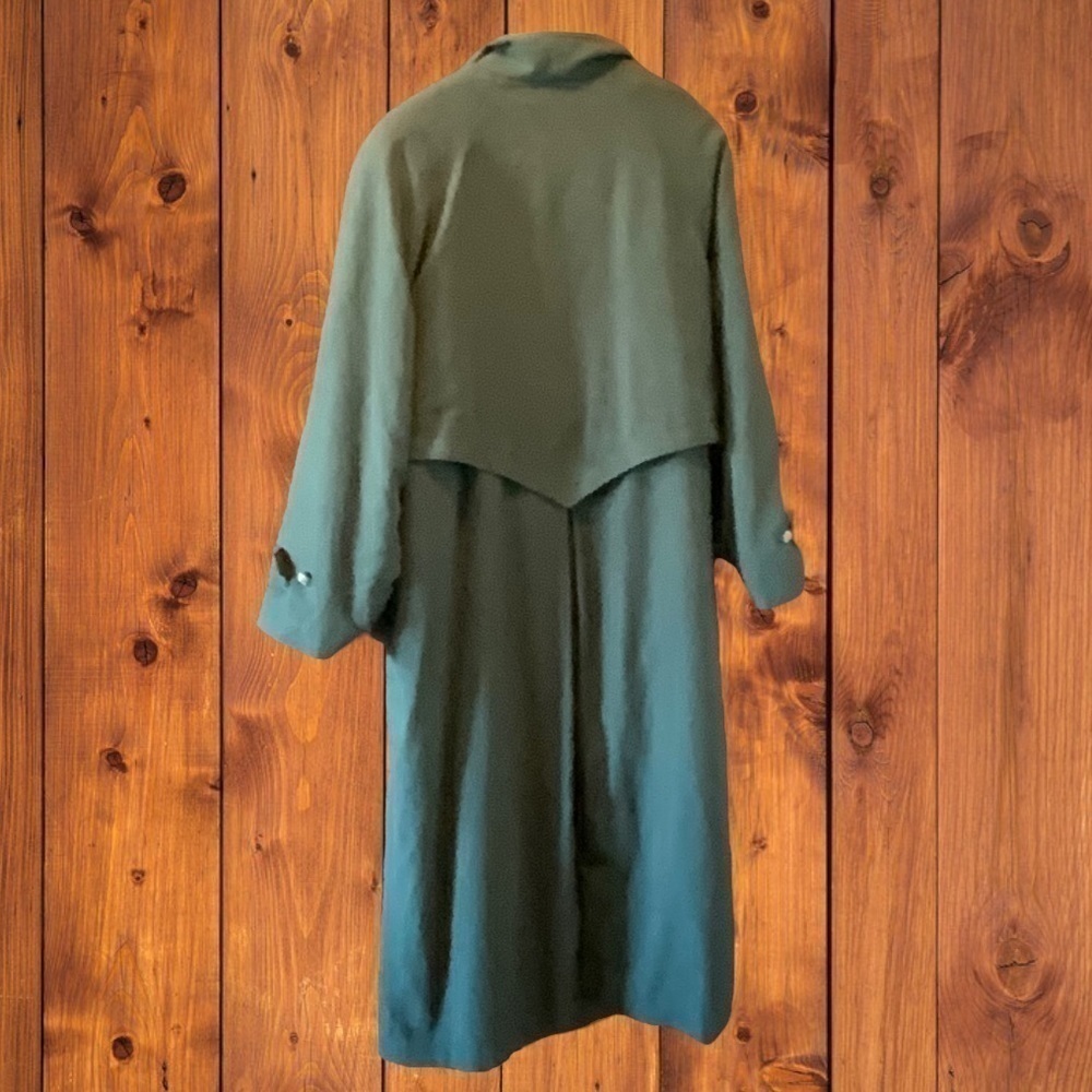 Reduced Price Full length Valerie Stevens Trench Coat SZ10 - Picture 3 of 7